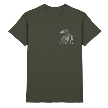 Rabenvater schwarzer Rabe Krähe - Premium Shirt