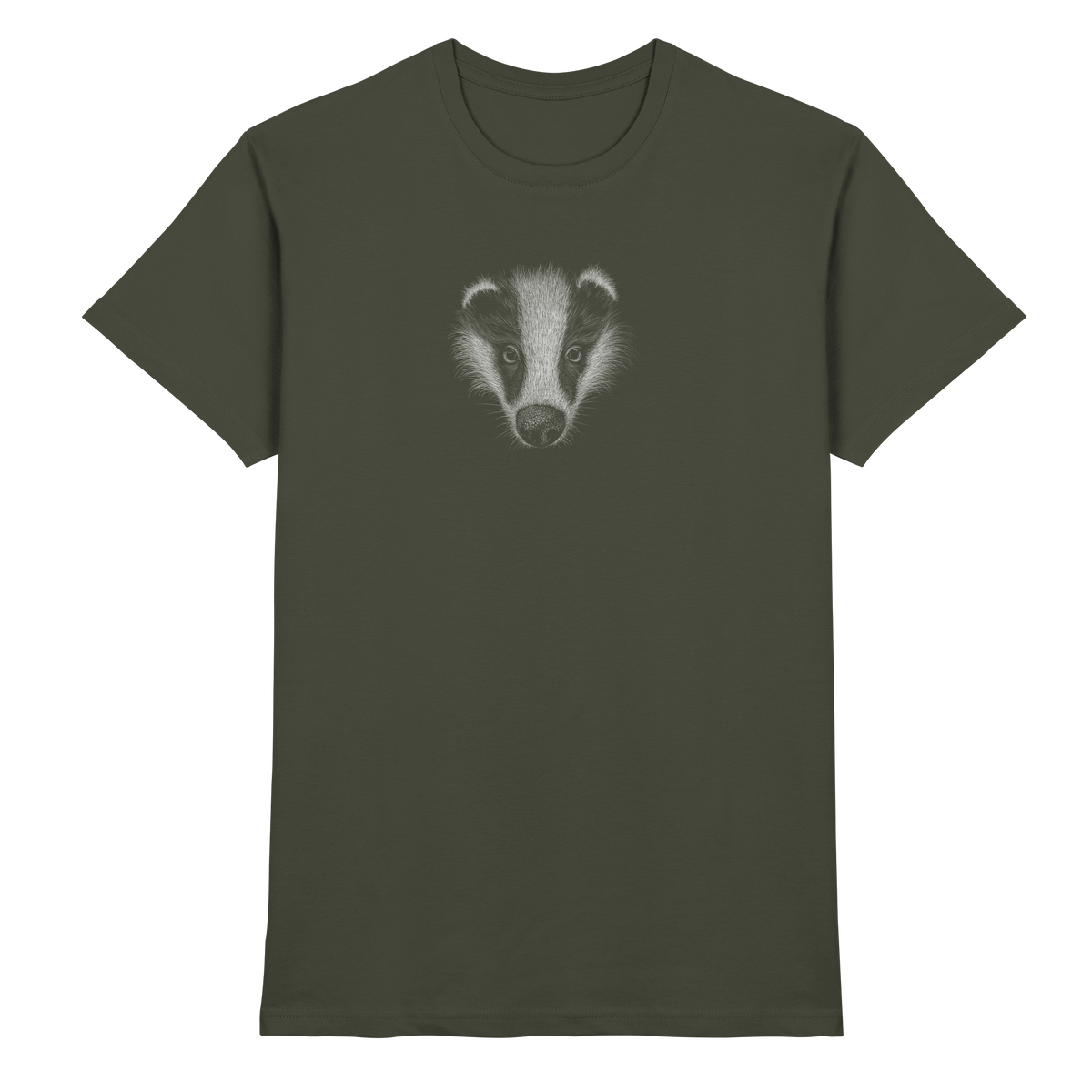 Kritzel-Kunst Dachs Illustration - Premium Shirt