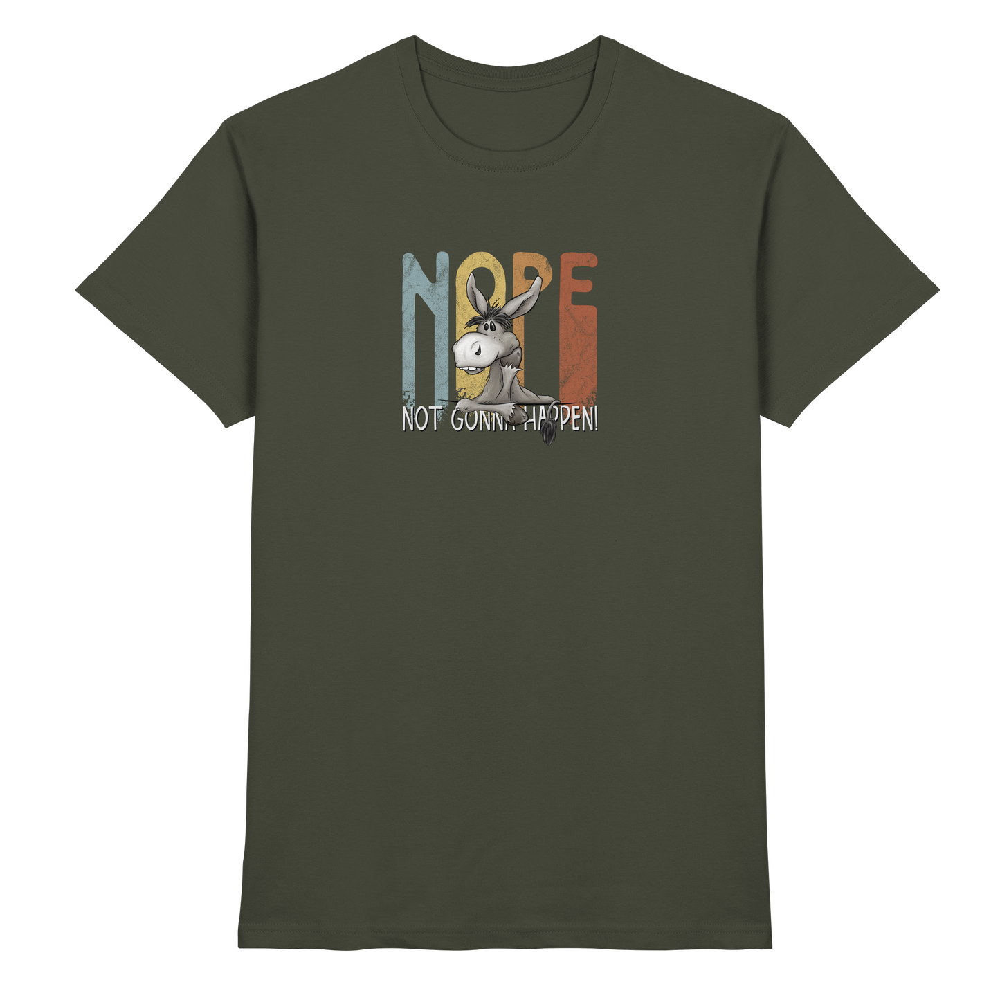Nope | bockiger Esel - Premium Shirt
