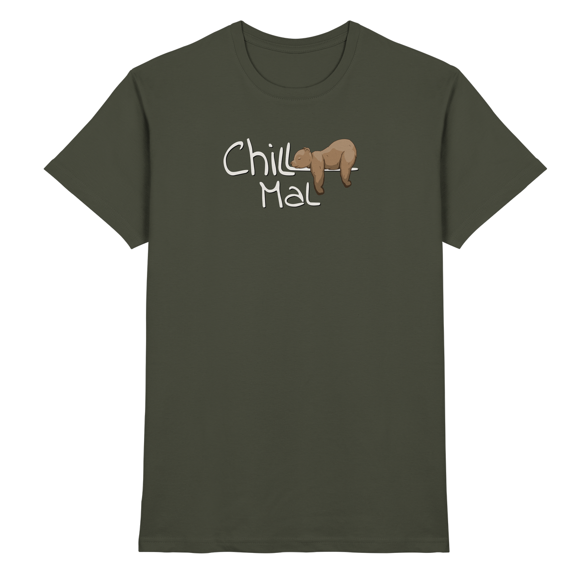 Chill Mal schläfriger Braunbär - Premium Shirt