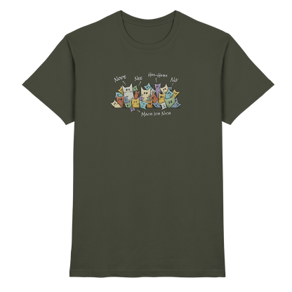 Nope, Nee, Nö Katzen - Premium Shirt