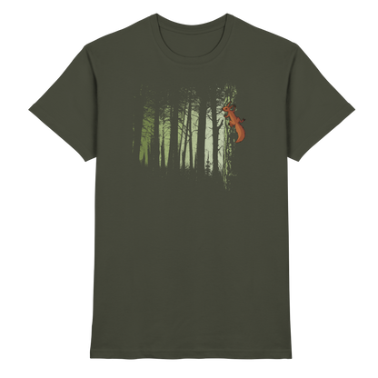 Eichhörnchen im Zwielicht-Wald - Premium Shirt