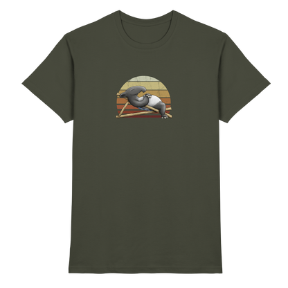 Lässiger Retro Sundown Tapir - Premium Shirt