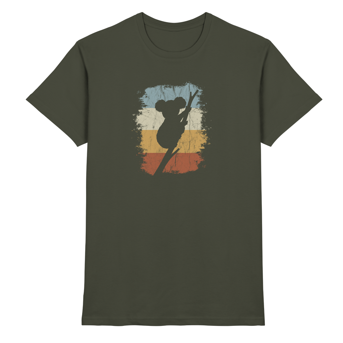 Retro kletternder Koala-Bär - Premium Shirt