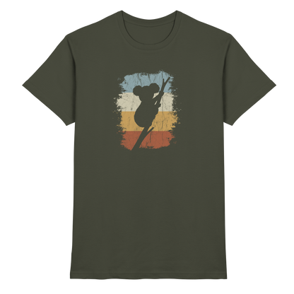 Retro kletternder Koala-Bär - Premium Shirt