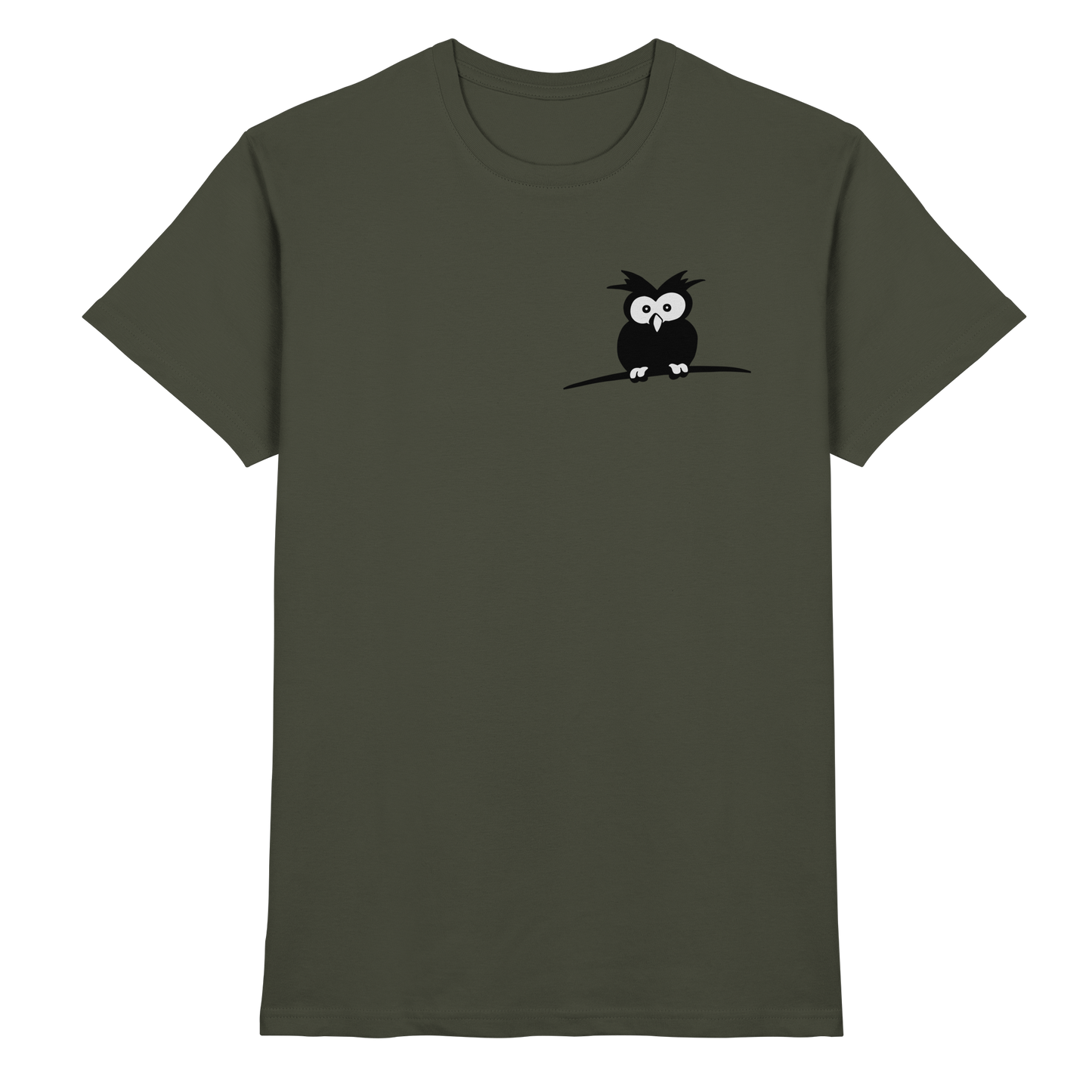 Kleine struppige Eule - Premium Shirt