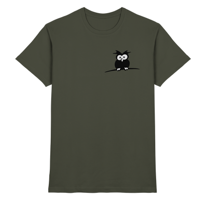 Kleine struppige Eule - Premium Shirt