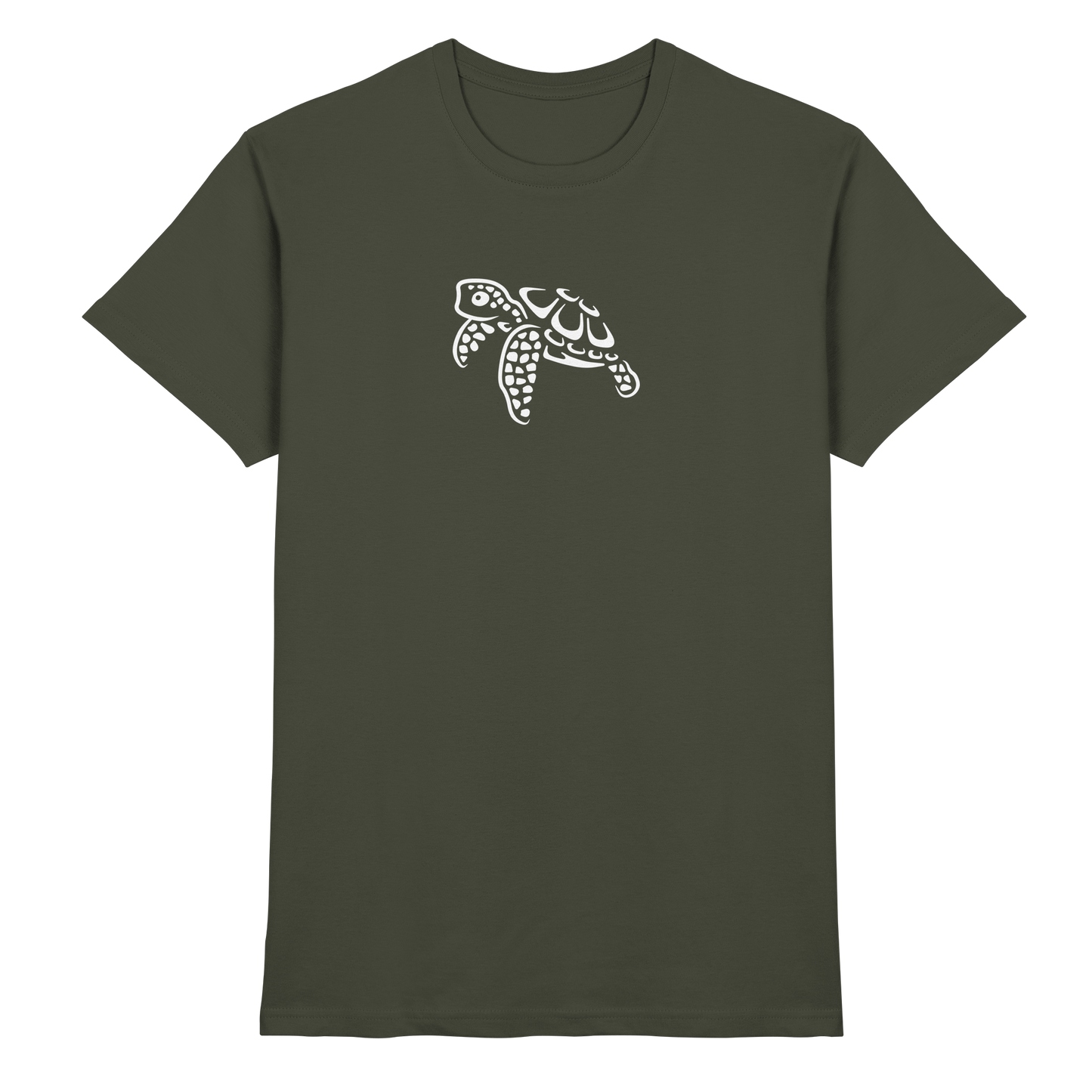 schwimmende Meeres-Schildkröte - Premium Shirt