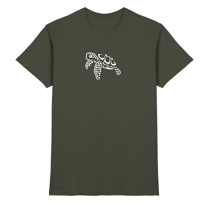 schwimmende Meeres-Schildkröte - Premium Shirt