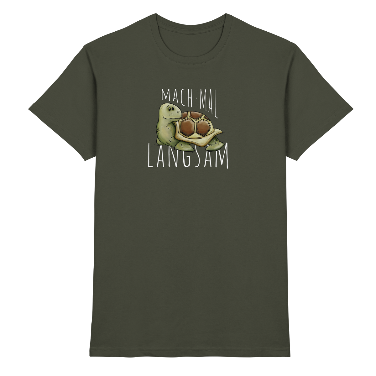 Mach mal langsam Schildkröte - Premium Shirt