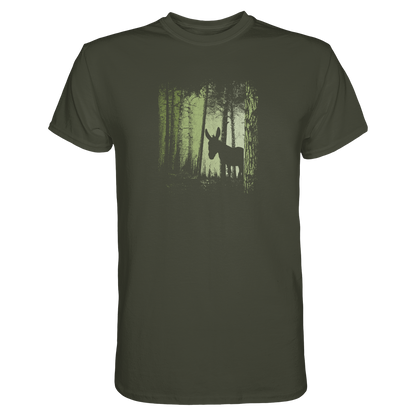 Esel im Zwielicht-Wald - Premium Shirt