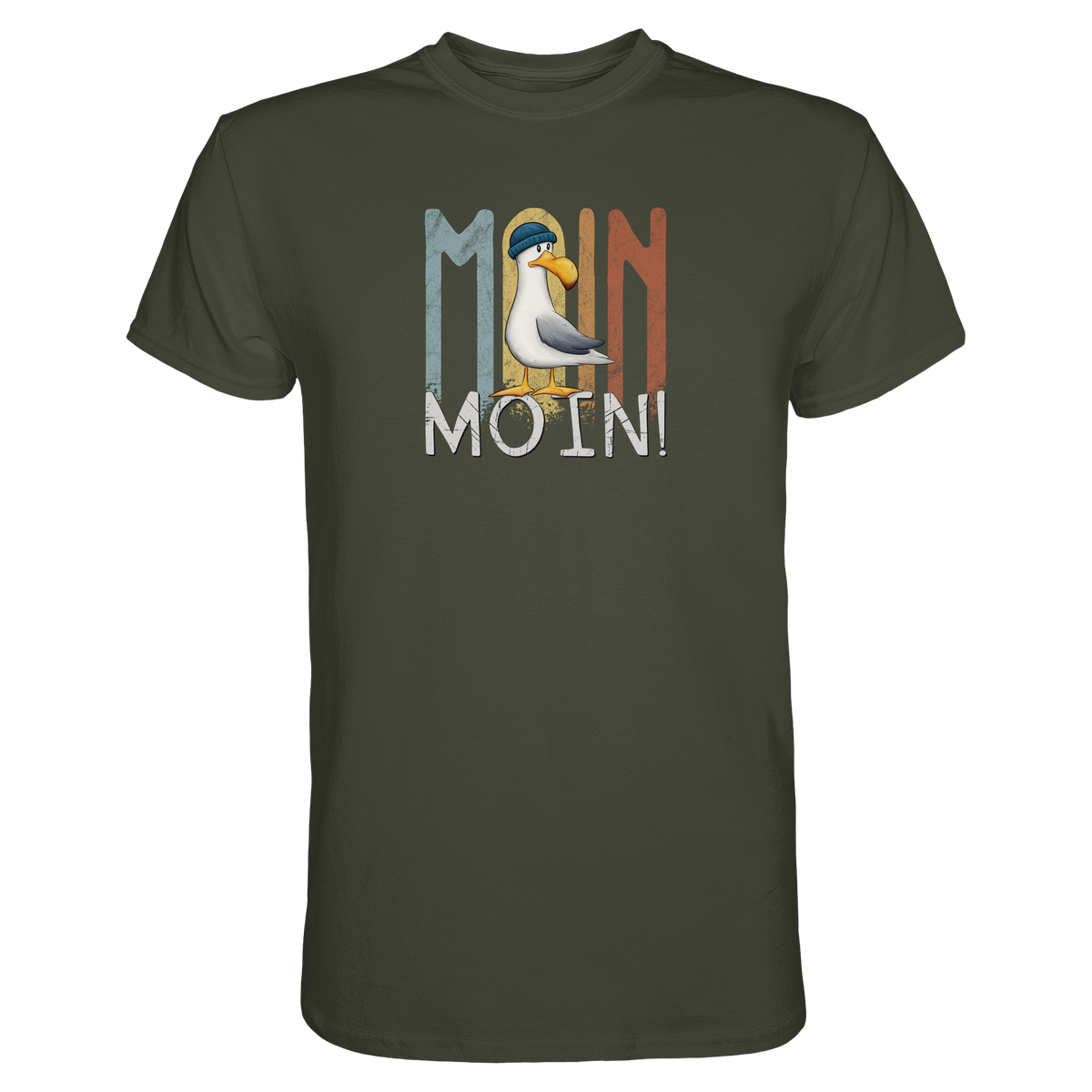 Moin Moin norddeutsche Möwe - Premium Shirt