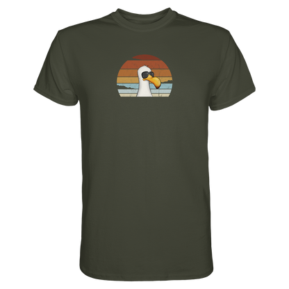 Cool lässige Retro Möwe - Premium Shirt