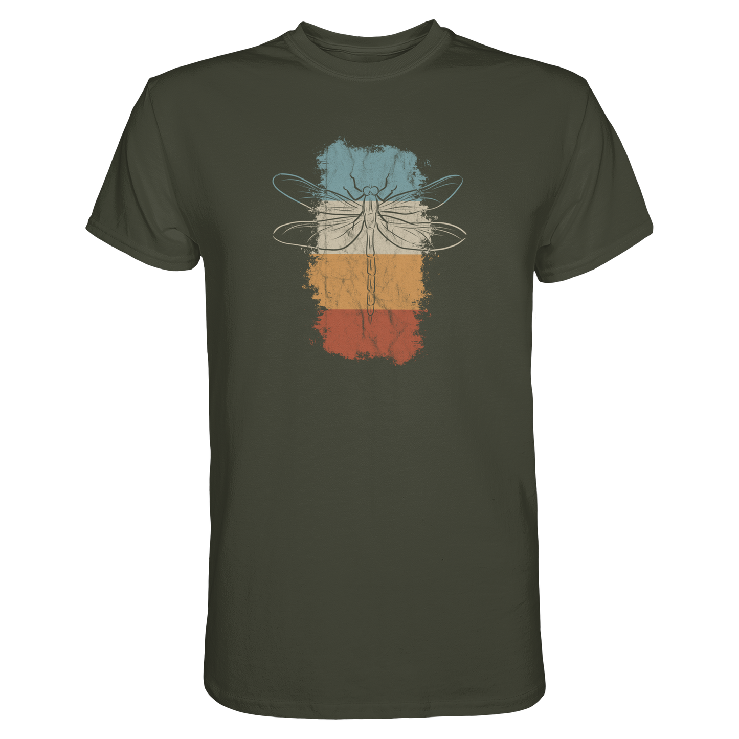 Retro Kunst Libelle | Vintage Dragonfly - Premium Shirt