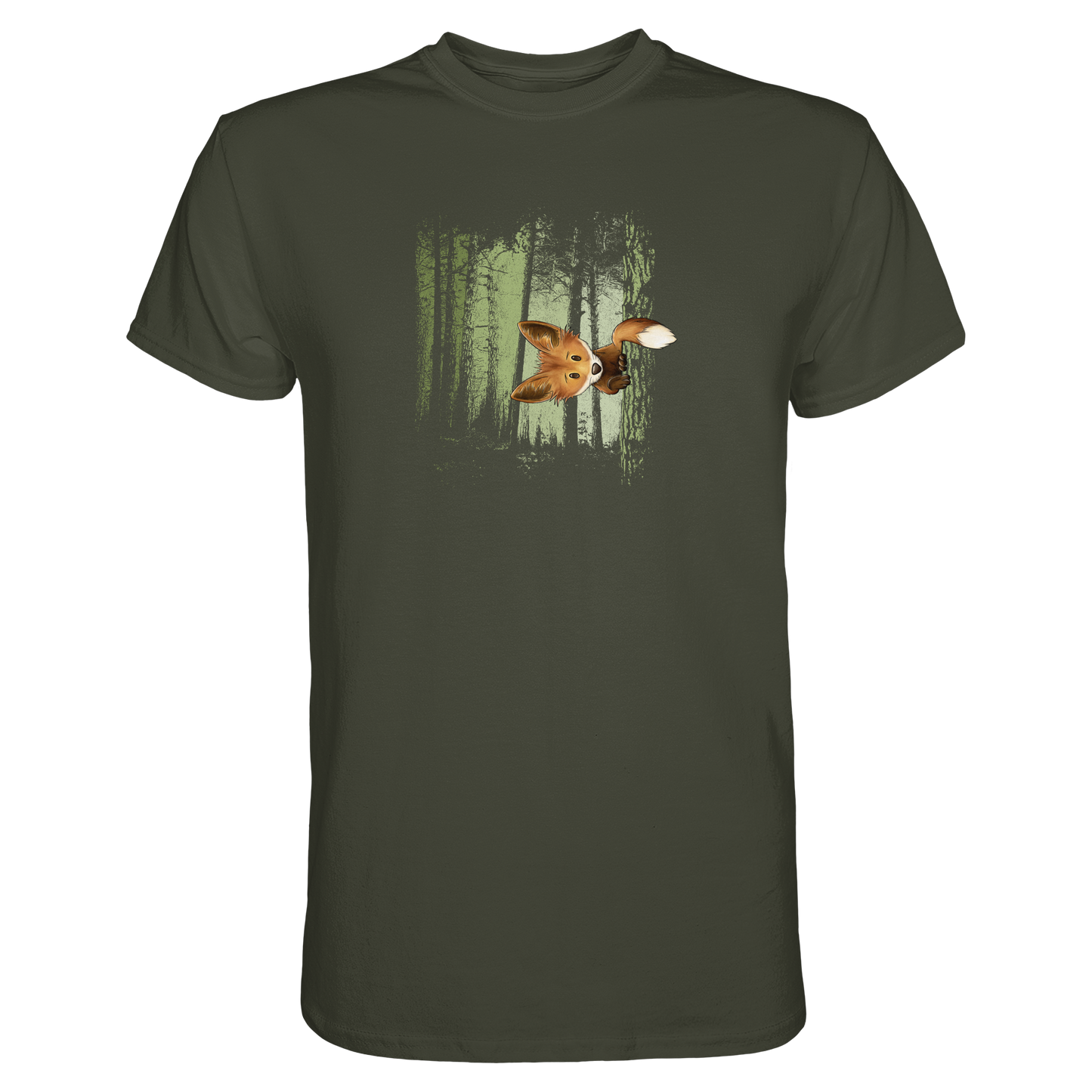 Fuchs im Zwielicht-Wald - Premium Shirt