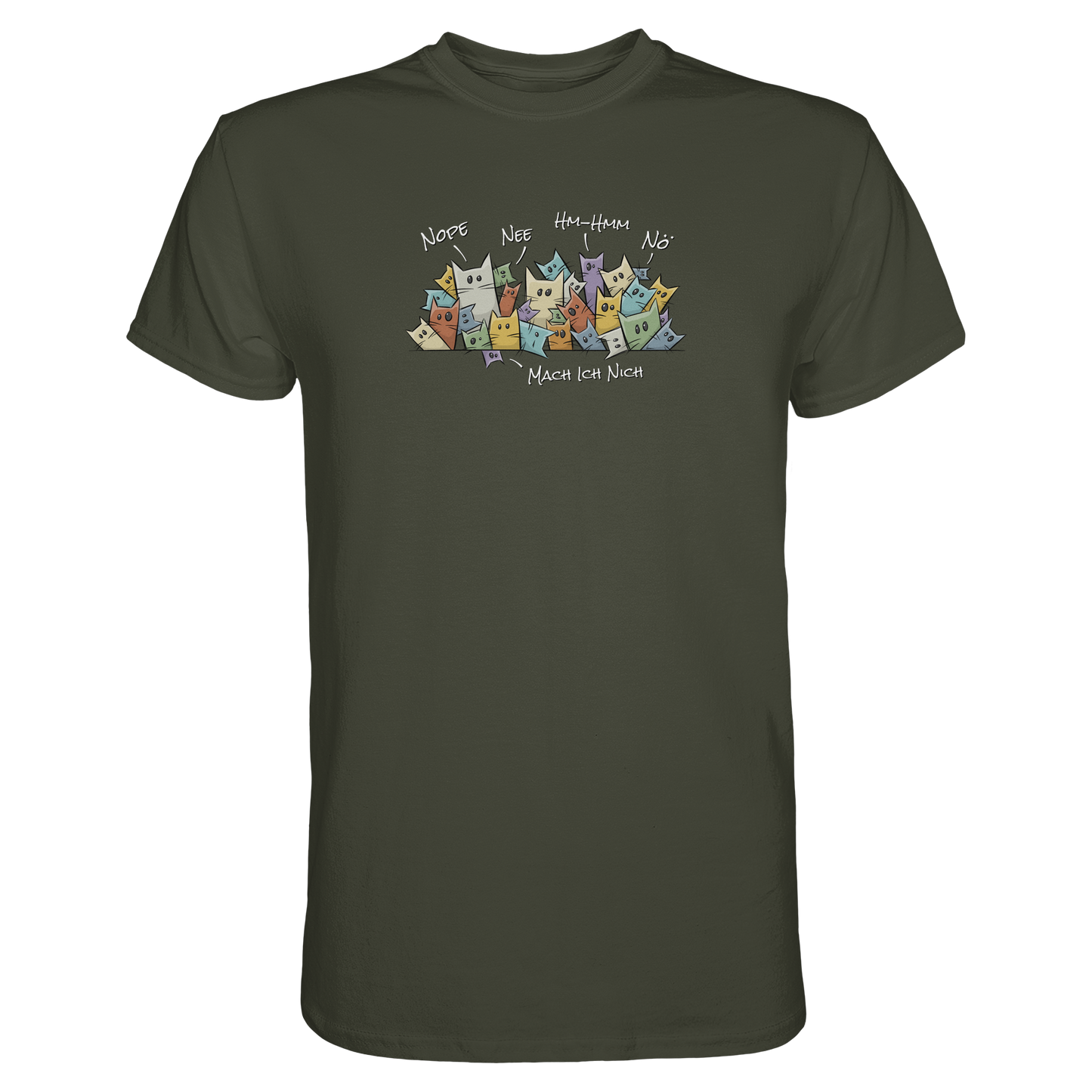 Nope, Nee, Nö Katzen - Premium Shirt