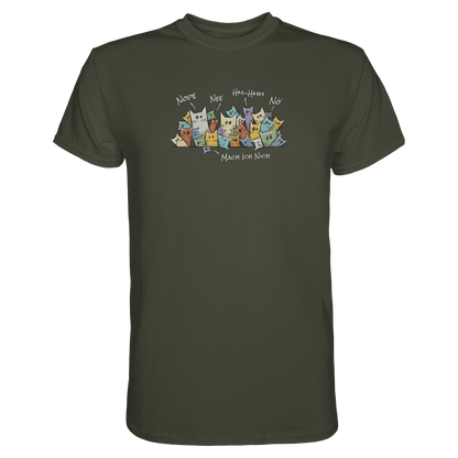 Nope, Nee, Nö Katzen - Premium Shirt