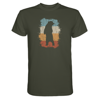 Retro Bären-Silhouette - Premium Shirt