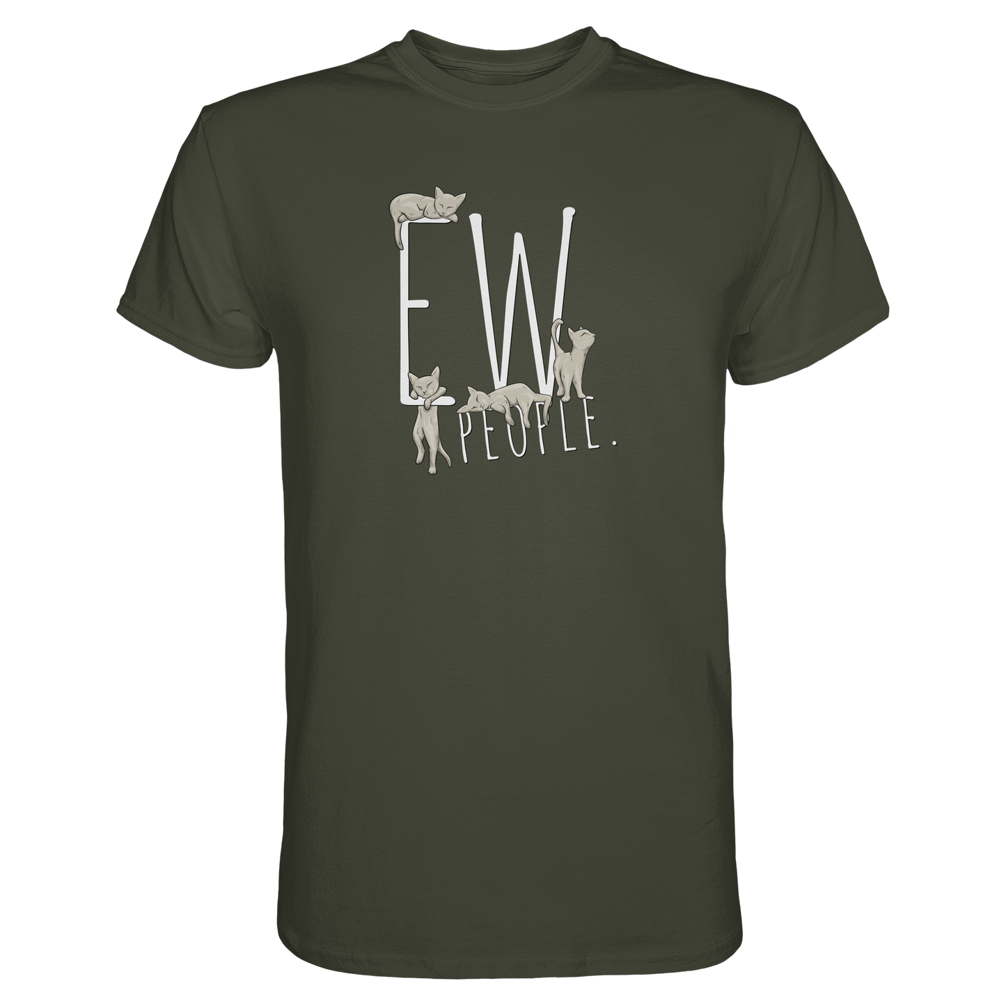 Ew, People. Sarkastische Katzen - Premium Shirt