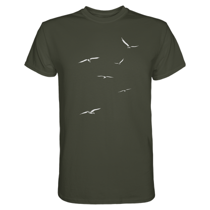 Vogelschwarm – Traum vom Fliegen - Premium Shirt