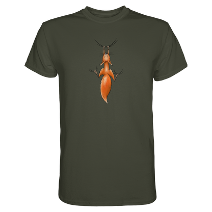 Rotes Eichhörnchen hängt ab - Premium Shirt