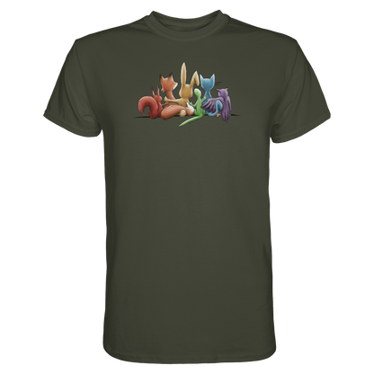 Regenbogen Tiere für Freundschaft, Toleranz und Vielfalt - Premium Shirt