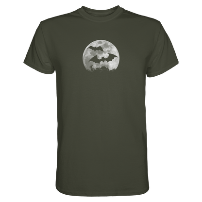 Fledermaus Silhouetten bei Vollmond - Premium Shirt