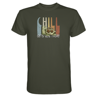 Gechillt gemütliche Schildkröte - Premium Shirt