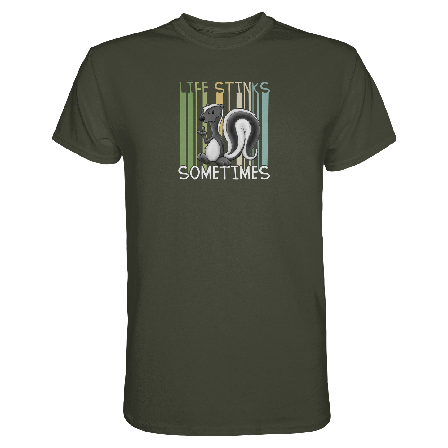 Life Stinks Sometimes Stinktier Weisheit - Premium Shirt