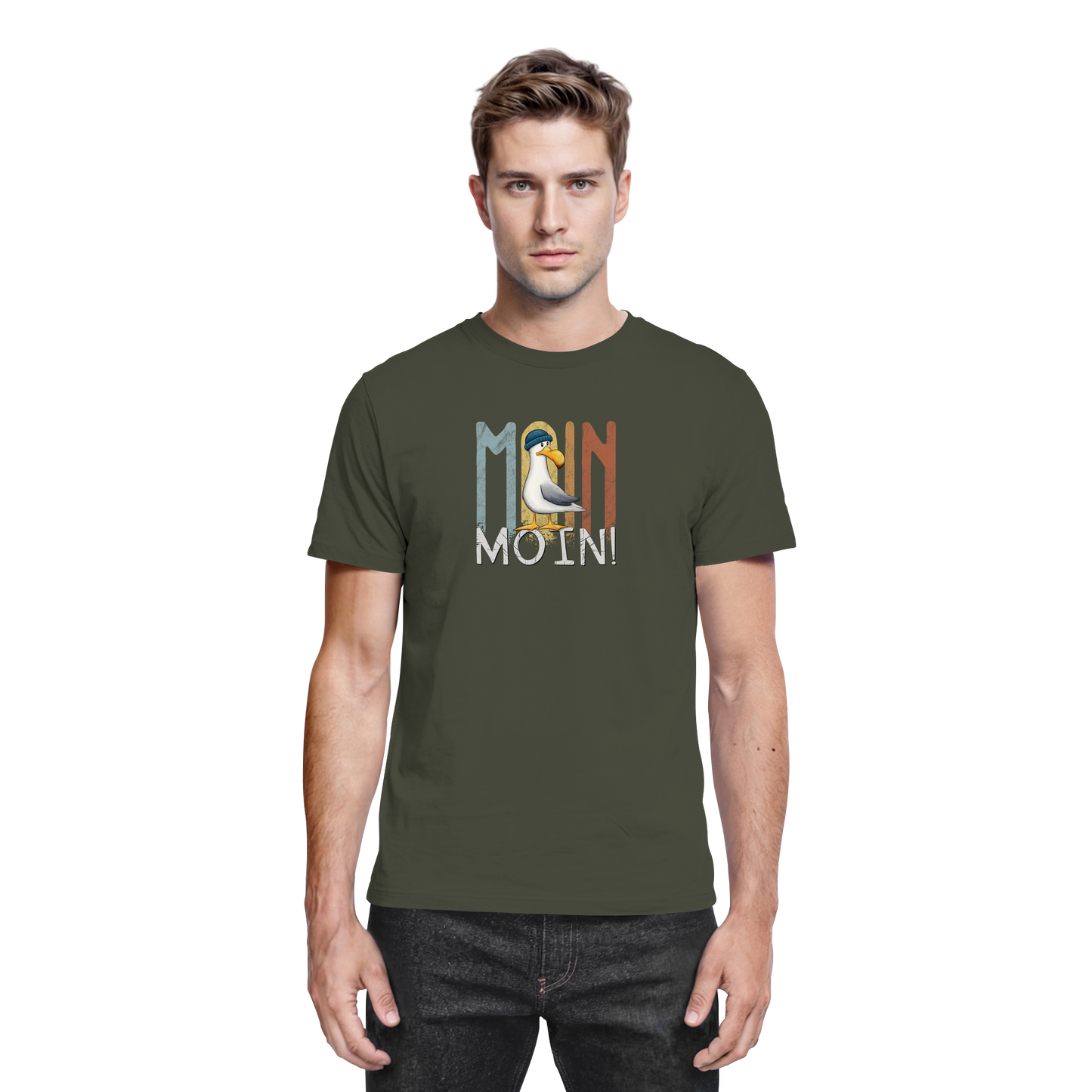 Moin Moin norddeutsche Möwe - Premium Shirt