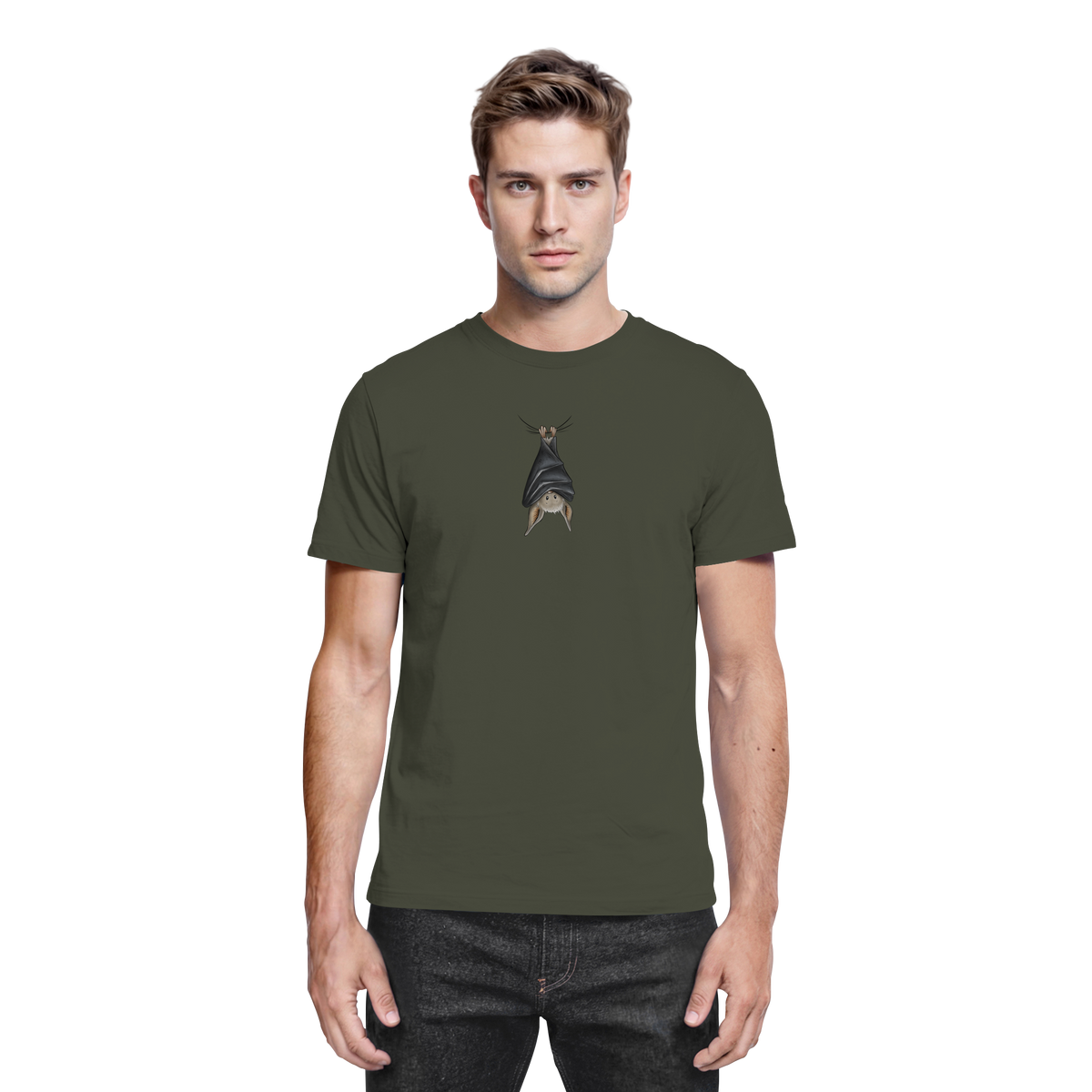 Lustig chillende Fledermaus - Premium Shirt