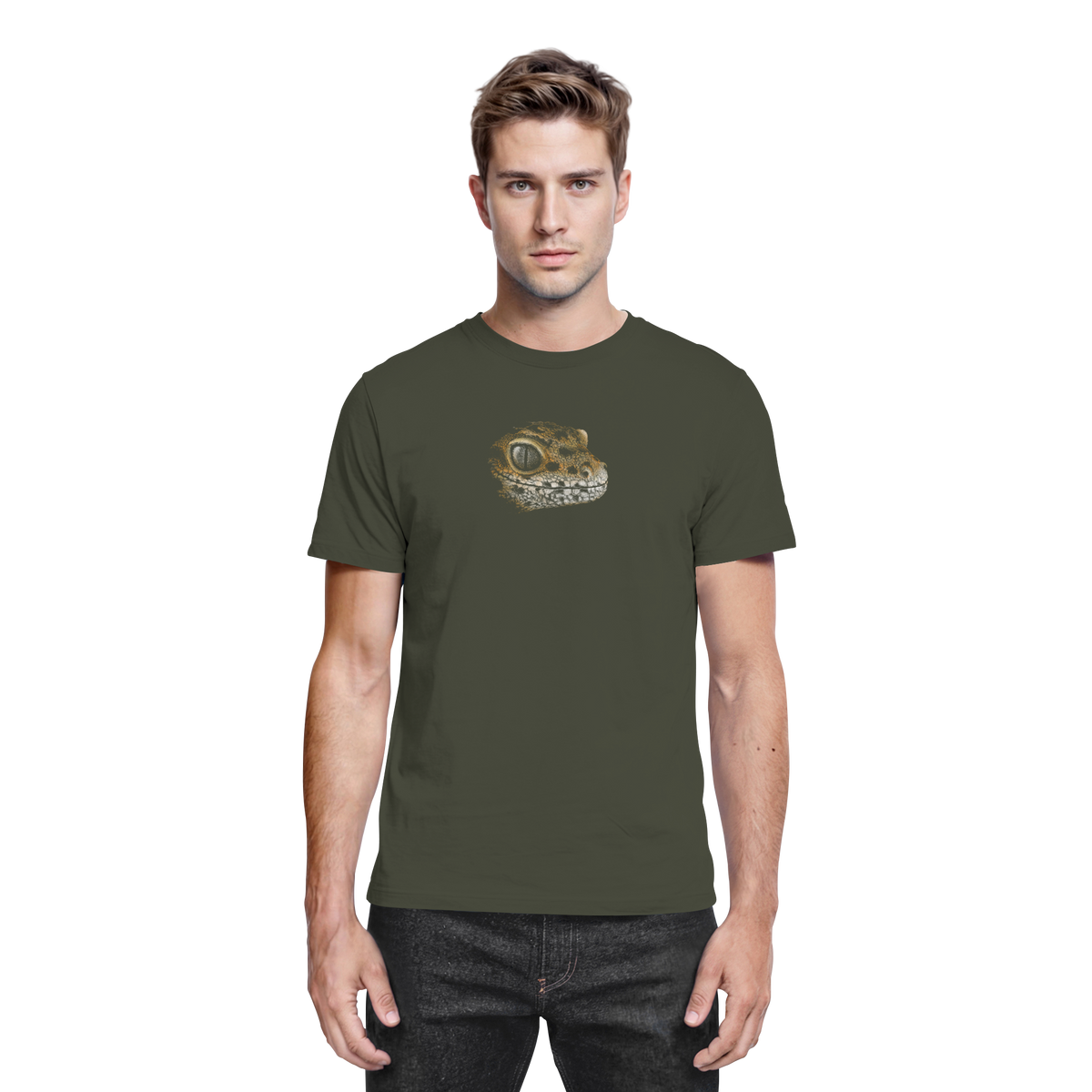 Leopard Gecko Skizze Kritzelkunst - Premium Shirt