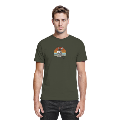 Lässiges Maultier Retro Esel - Premium Shirt
