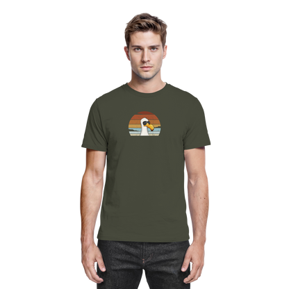 Cool lässige Retro Möwe - Premium Shirt
