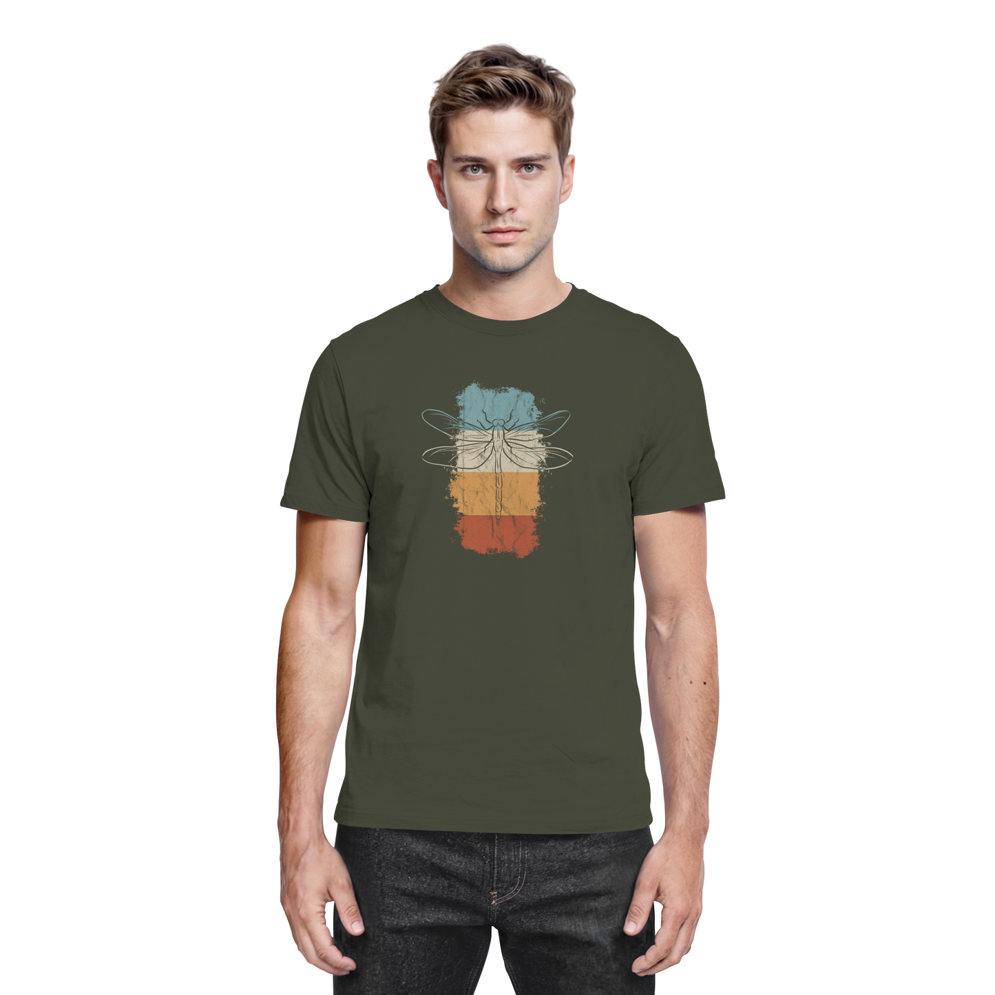 Retro Kunst Libelle | Vintage Dragonfly - Premium Shirt