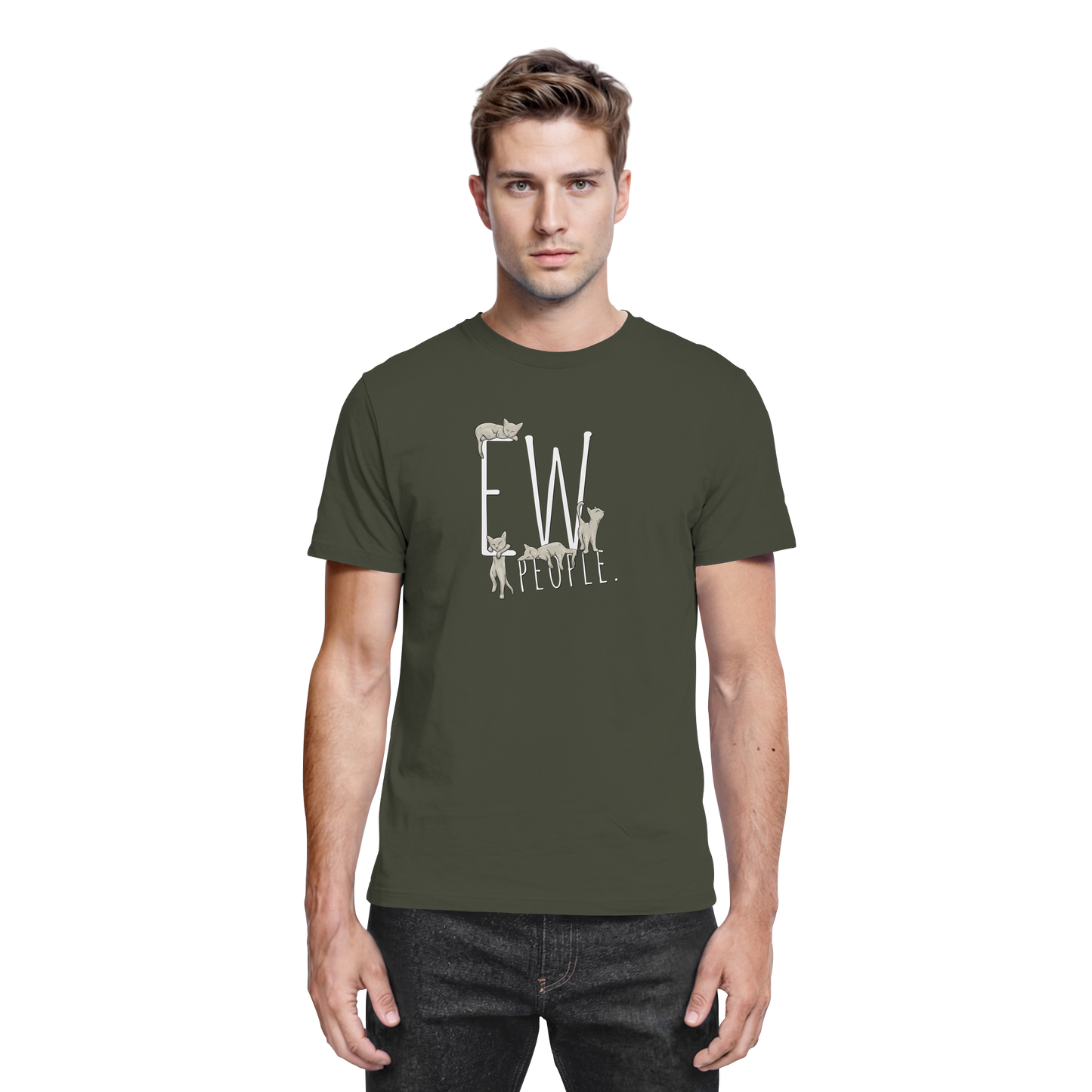 Ew, People. Sarkastische Katzen - Premium Shirt