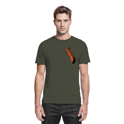 Süßes Eichhörnchen klettert - Premium Shirt