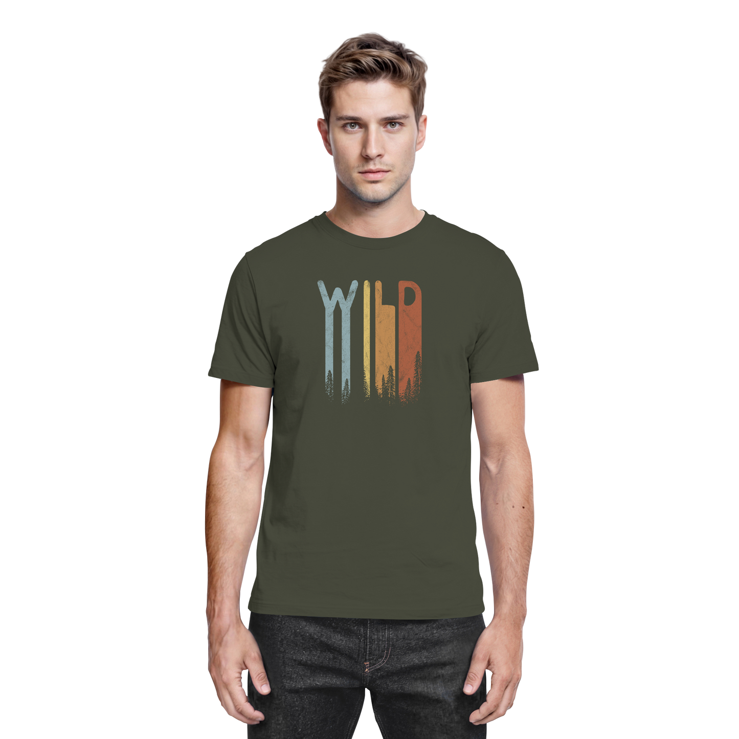 Wild Retro Schriftzug - Premium Shirt