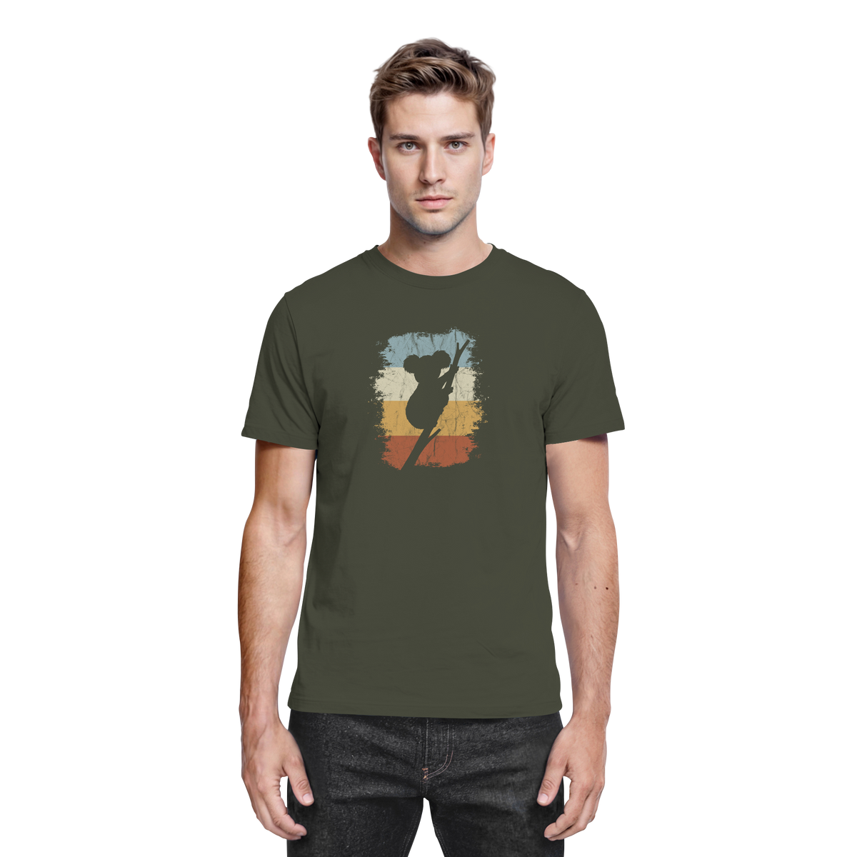 Retro kletternder Koala-Bär - Premium Shirt