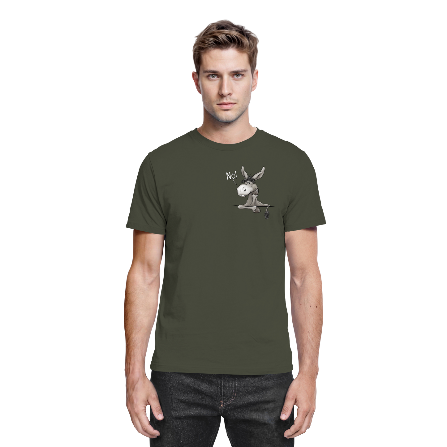 Nö! Störrischer Esel - Premium Shirt