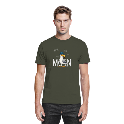 Moin Moin Lässige Hipster Möwe  - Premium Shirt