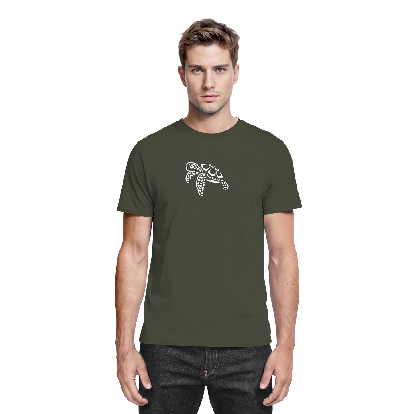 schwimmende Meeres-Schildkröte - Premium Shirt