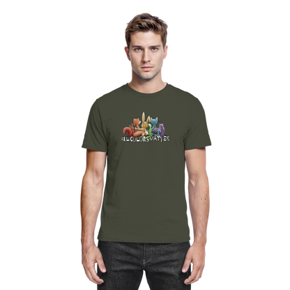 All Colors Matter! Regenbogen Tiere für Vielfalt - Premium Shirt