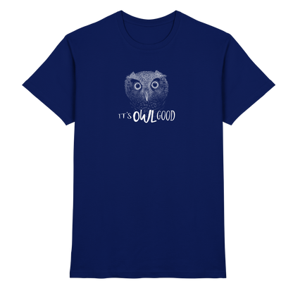 OWL Good | Kritzel-Kunst-Eule - Premium Shirt