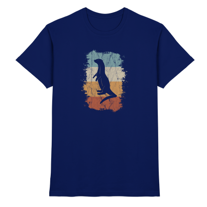 Retro Otter Fischotter Silhouette - Premium Shirt