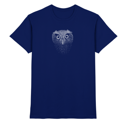 Eule Kritzelkunst Illustration - Premium Shirt