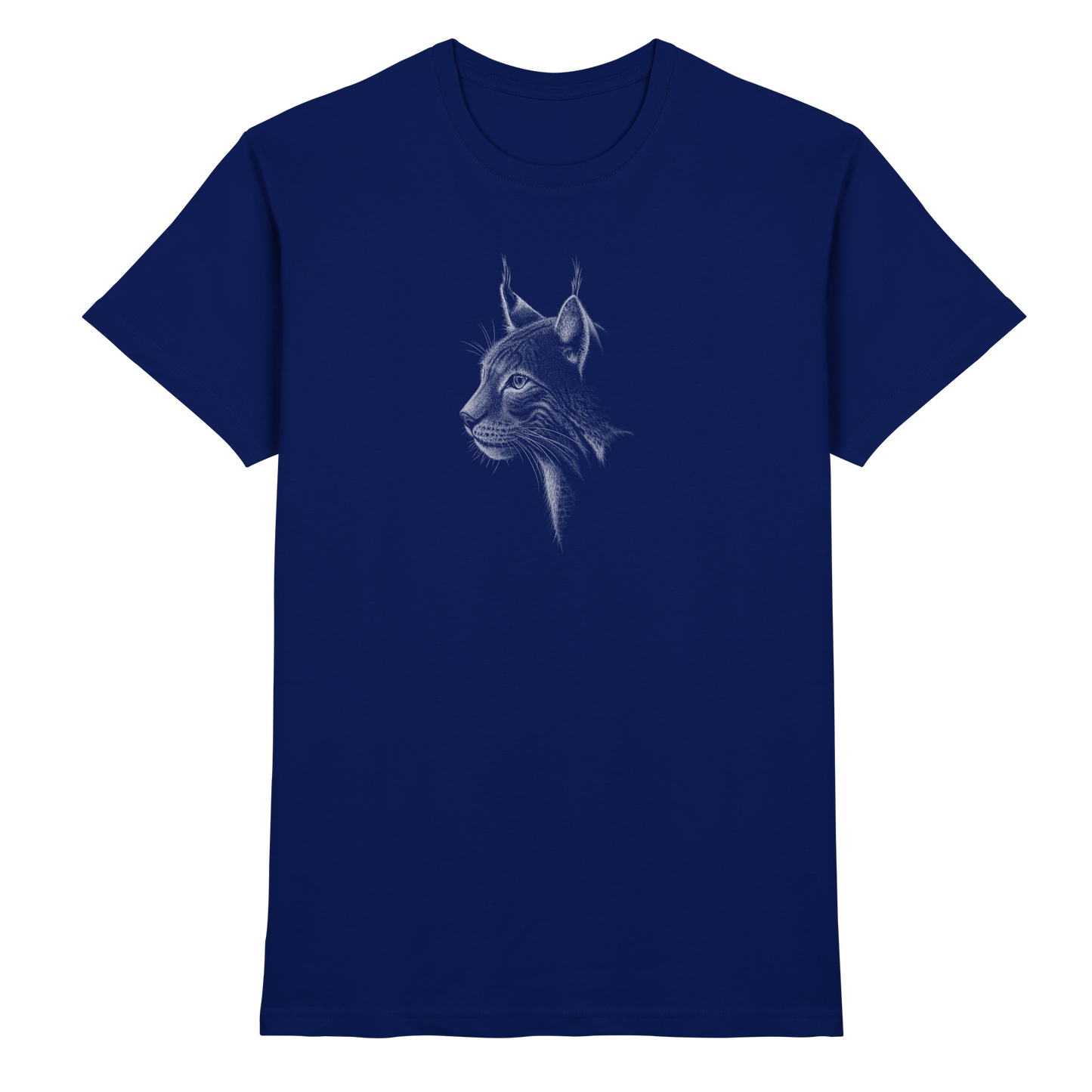 Luchs Kritzelkunst Wildkatze Illustration - Premium Shirt