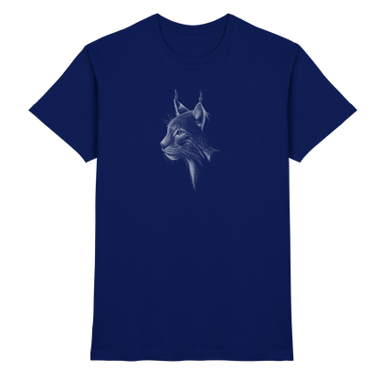 Luchs Kritzelkunst Wildkatze Illustration - Premium Shirt