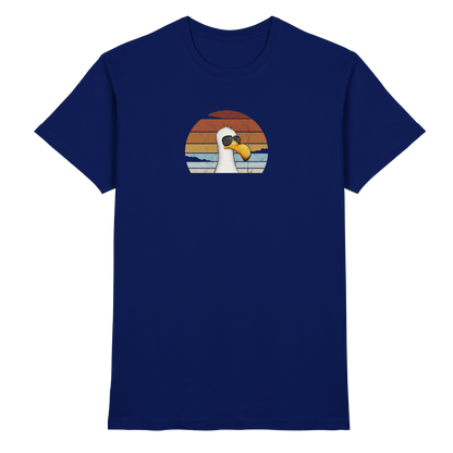 Cool lässige Retro Möwe - Premium Shirt