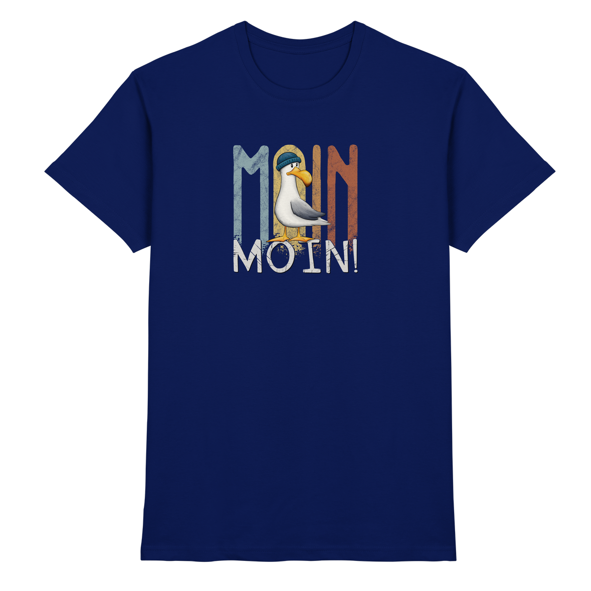 Moin Moin norddeutsche Möwe - Premium Shirt